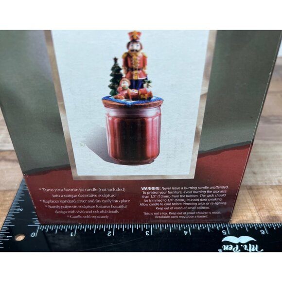 Holiday Time Nutcracker Jar Candle Decorative Cover - Picture 7 of 7